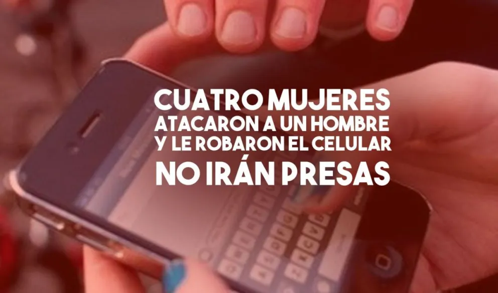Arrebataron un celular en pleno centro pero no irán presas