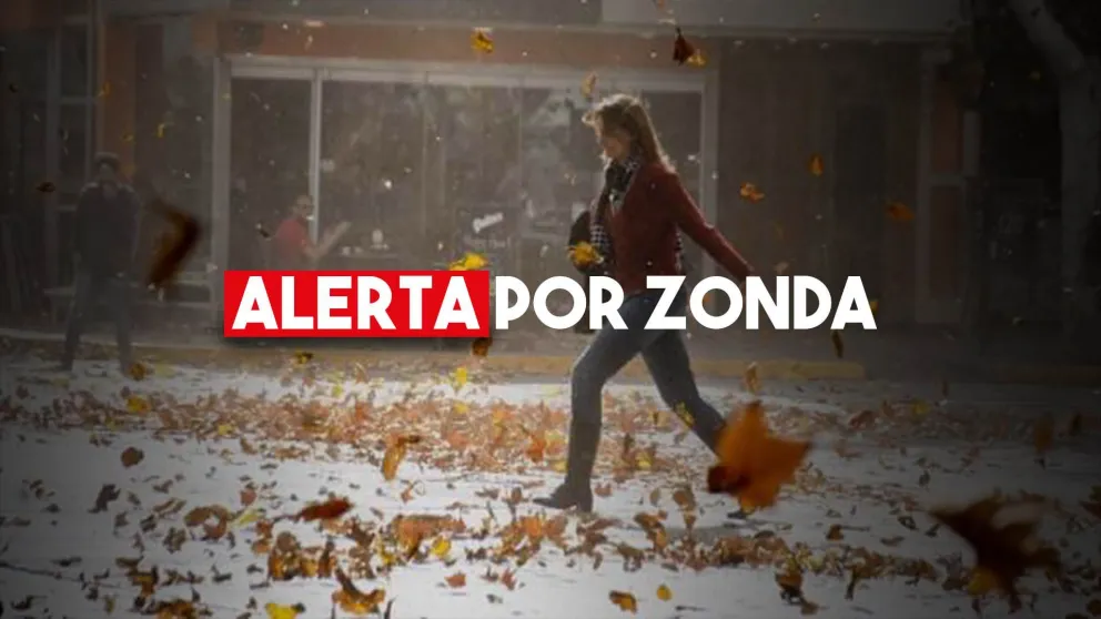 Alerta por viento Zonda