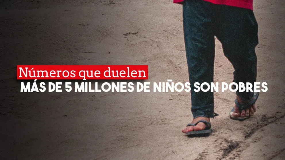 Deuda social: el 52,6% de los niños son pobres