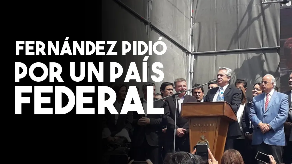 Alberto Fernández en San Juan: "Les pido que me ayuden porque hay posibilidades de vivir en otro país"