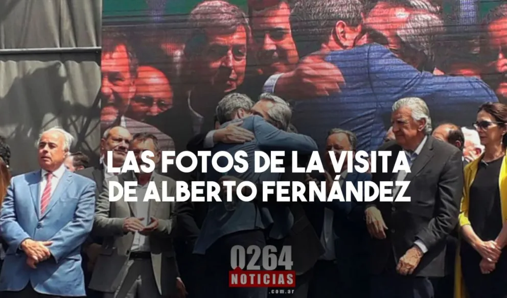 Las visita de Alberto Fernández en fotos