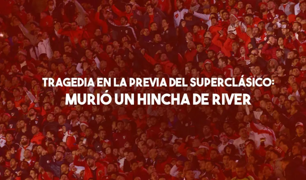 Murió un hincha de River en la previa