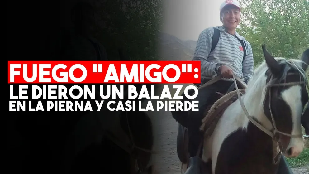 Un chico de 14 años casi pierde la pierna por un balazo de un cazador