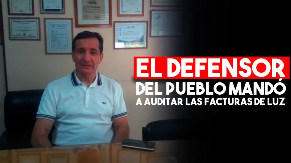 La defensoría del pueblo mandó a auditar las facturas de luz por la cantidad de reclamos recibidos