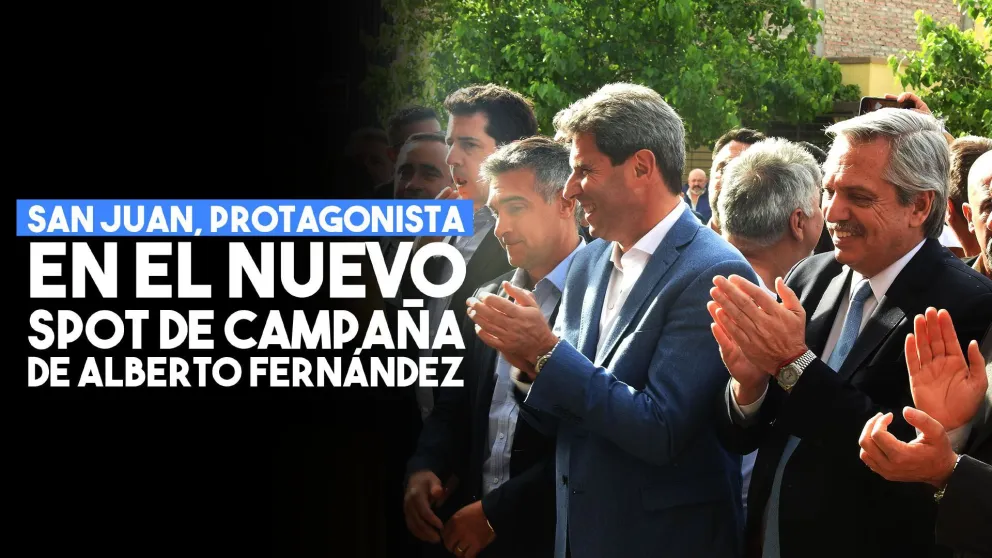 Alberto Fernández publicó un video con imágenes de su visita a San Juan