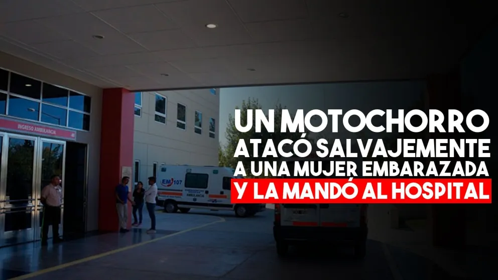 Motochorro atacó a una mujer embarazada y la mandó al hospital