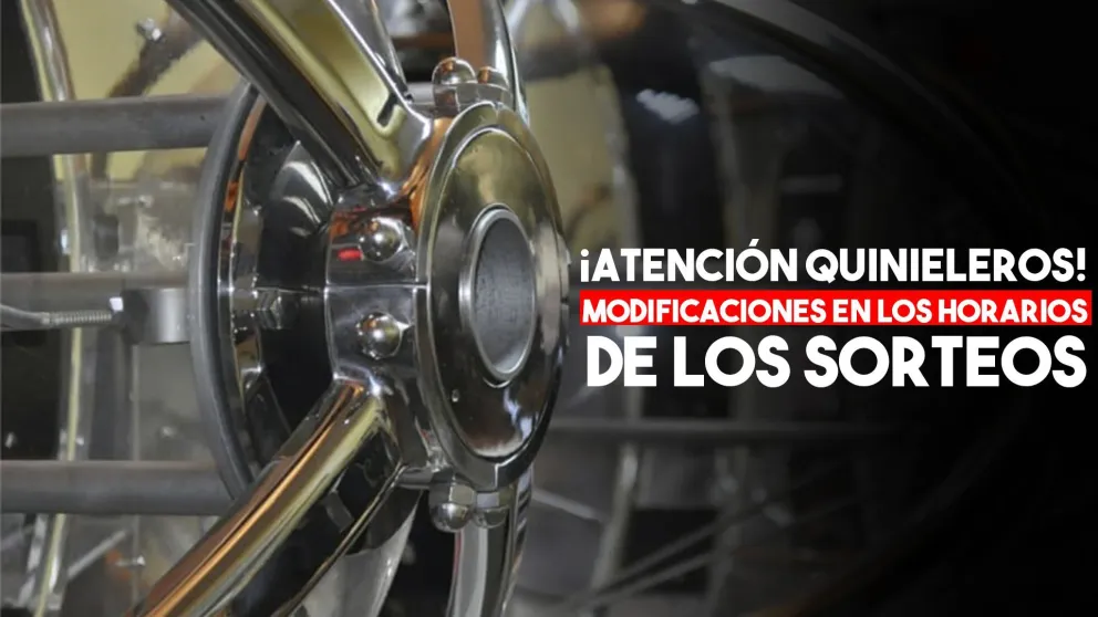 Cambio de horario para un sorteo de la quiniela de San Juan