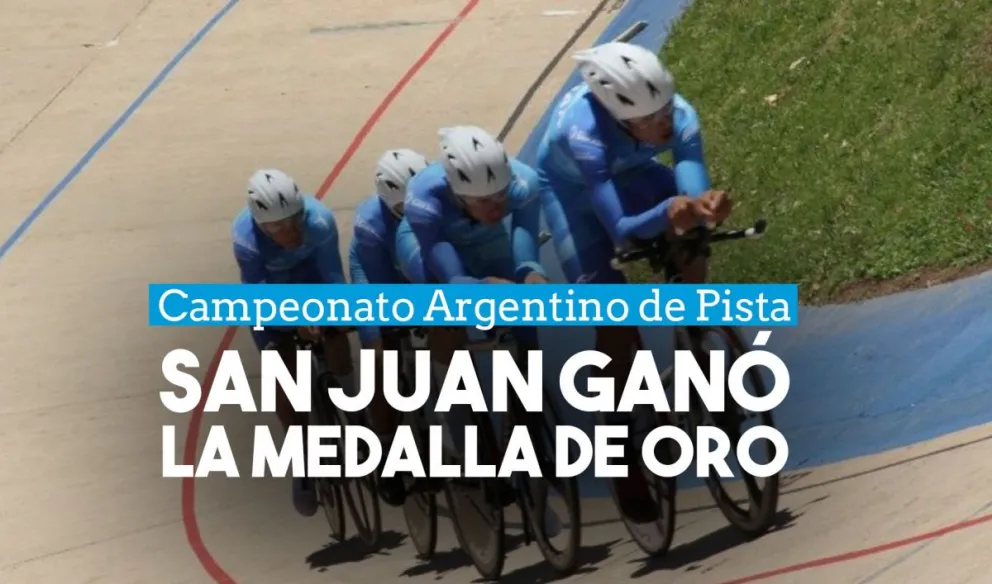 Oro para San Juan en el primer día del Argentino de Pista