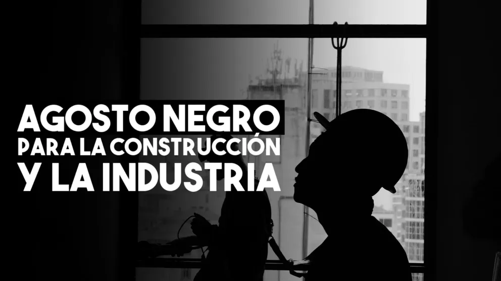 Según el INDEC, en agosto la construcción cayó 5,9% y la industria 6,4%