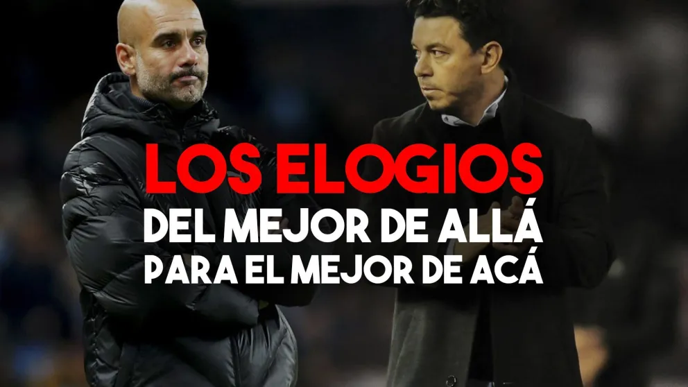 Pep Guardiola: “Lo que ha hecho Gallardo en River es increíble”