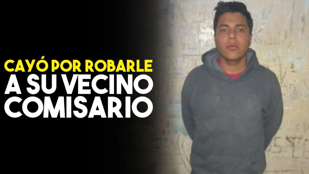 Le robó a un policía y a las dos horas lo atraparon con todo lo robado