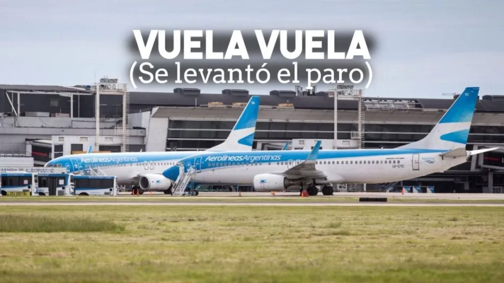 Humo blanco: los pilotos decidieron volar el fin de semana