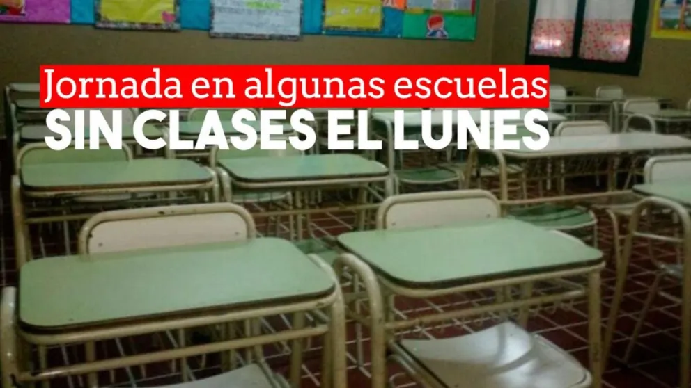 Algunos alumnos no tendrán clases este lunes
