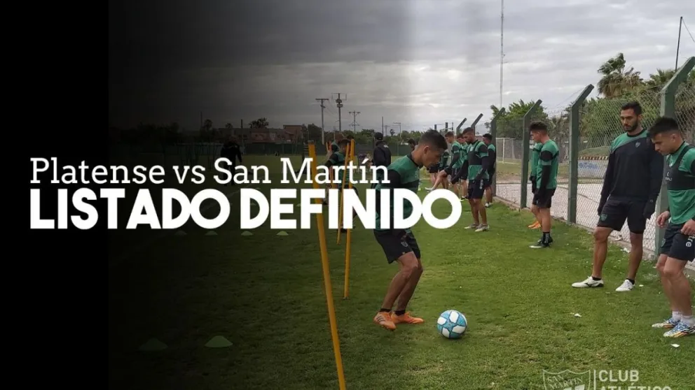 San Martín ya definió quiénes jugarán la 8° fecha