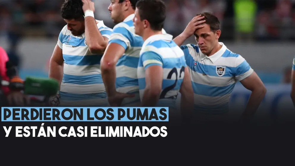 Los Pumas, con uno menos, cayeron ante Inglaterra y empiezan a despedirse