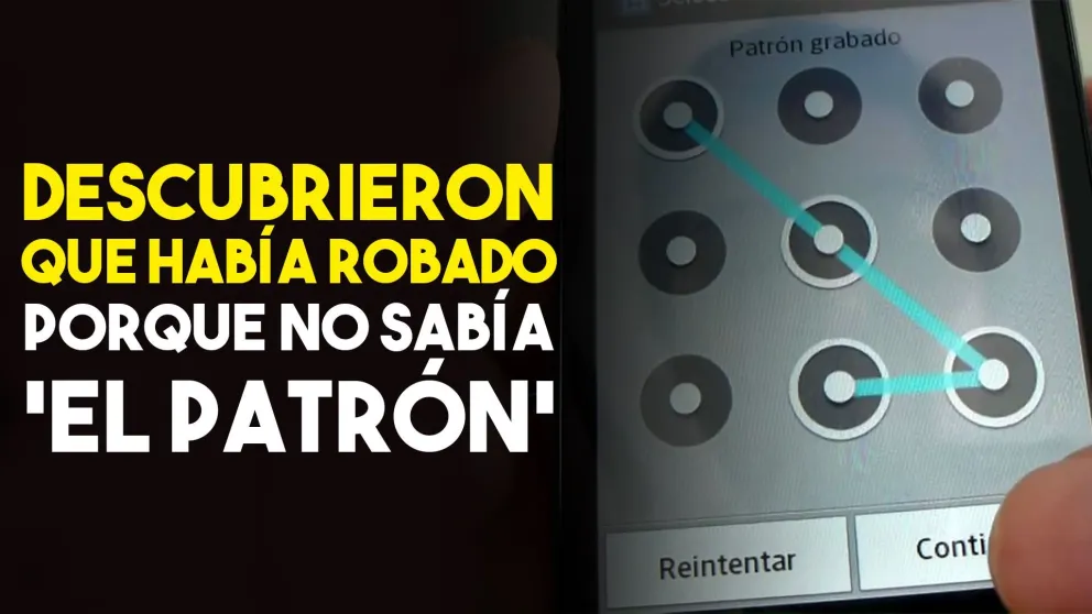 Se robó un celular y lo descubrieron por no saberse "el patrón"