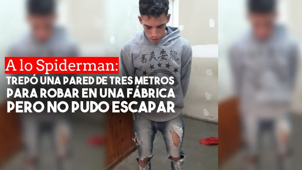 Se metió a robar a una fábrica de cerámicos pero no pudo escapar