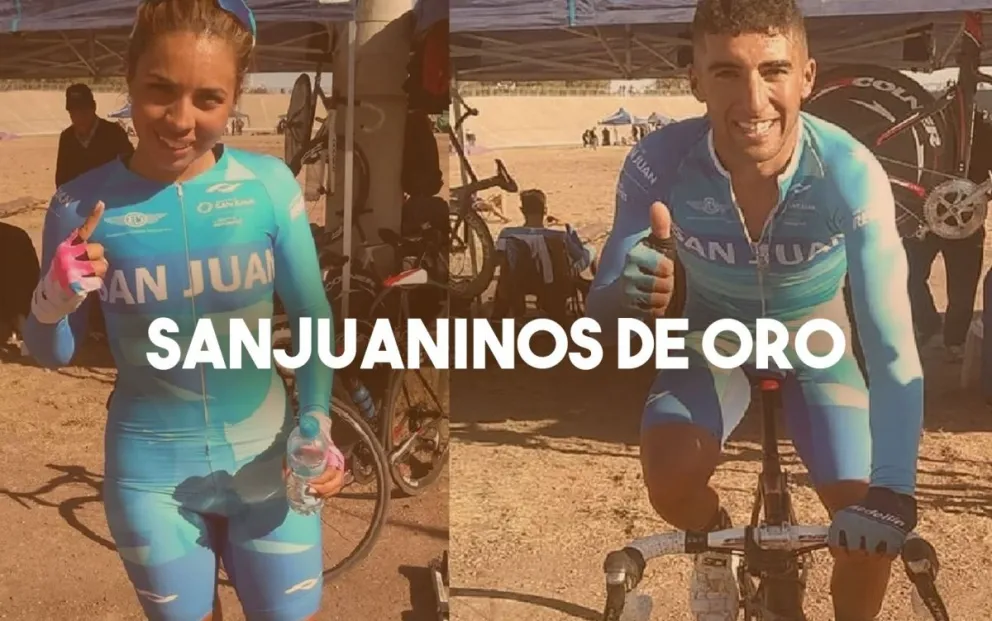Maribel Aguirre y Facundo Cattapan, en lo más alto del Argentino de Pista