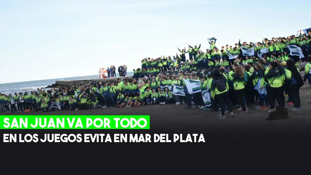 San Juan ya participa de los Juegos Evita en Mar del Plata