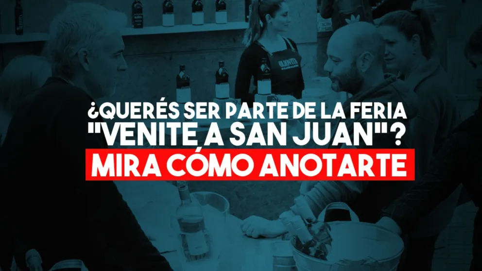 Abren la convocatoria para participar de la feria "Venite a San Juan", en Córdoba