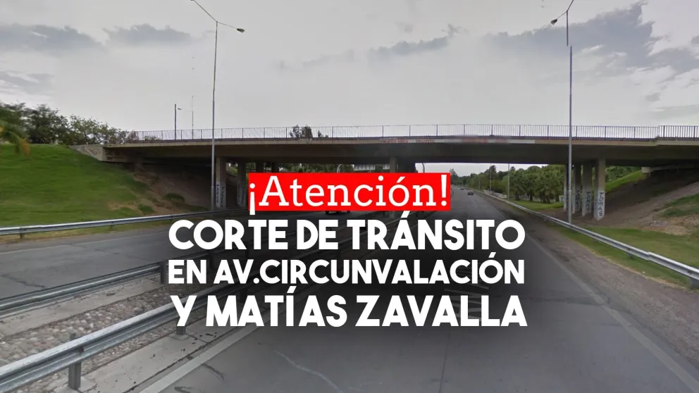 Atención! Tránsito interrumpido en Circunvalación y Matías Zavalla