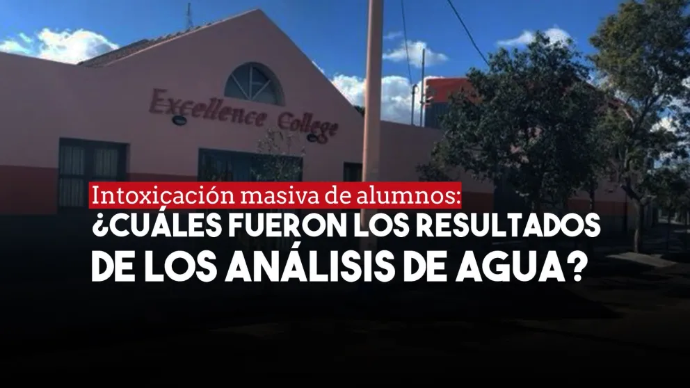 Estos son los resultados de los Análisis de Agua Potable del colegio Excellence College