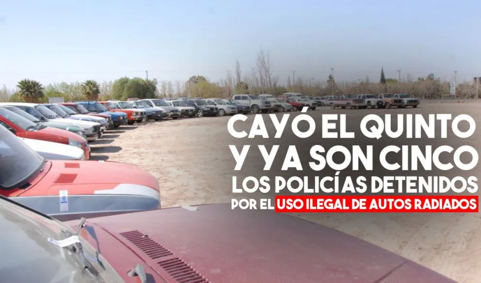 Detuvieron a un quinto policía implicado en la causa del uso ilegal de autos radiados