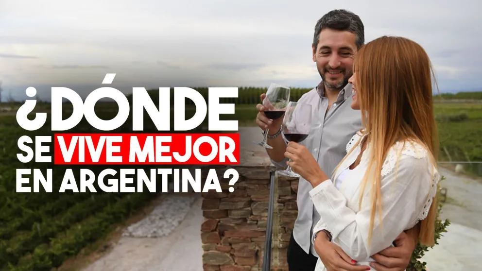 Crearon un mapa para demostrar en que lugares se vive mejor en Argentina