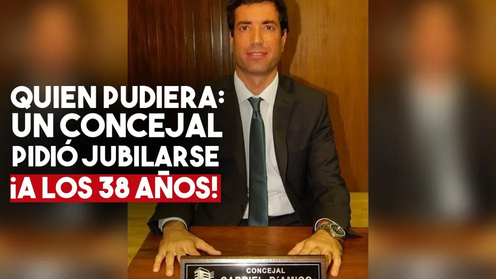 Un concejal de Capital pidió jubilarse a los 38 años