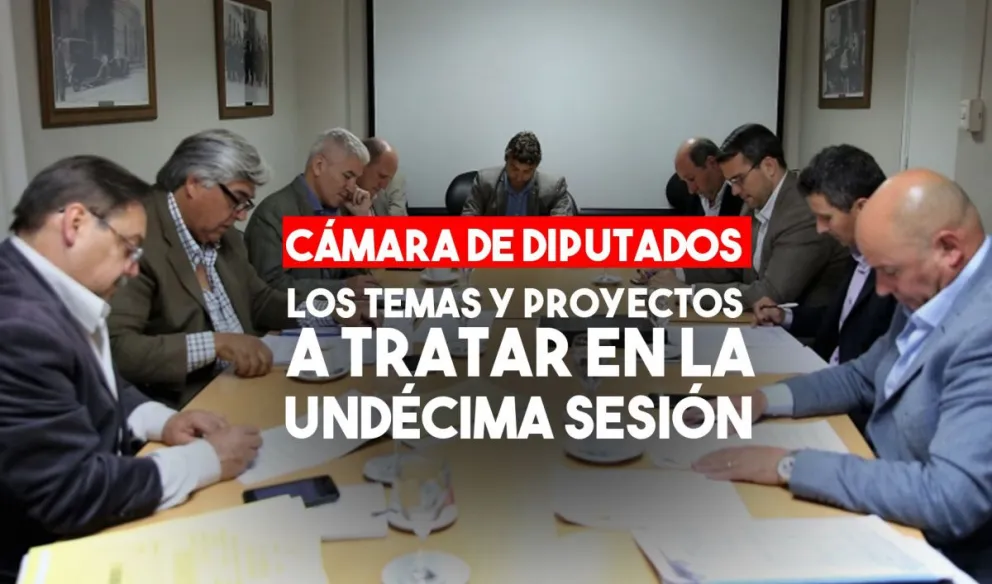Se trataran cinco proyectos de ley en la Undécima Sesión