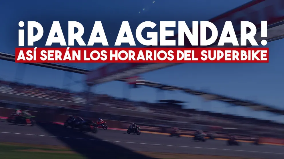 Conocé toda la agenda del Superbike en San Juan para este fin de semana