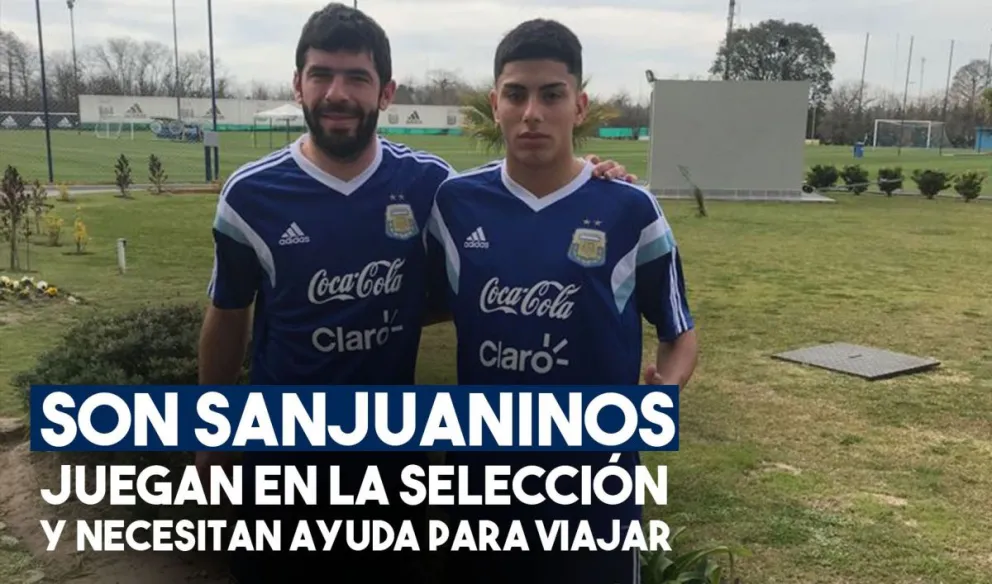 Tres sanjuaninos necesitan fondos para poder viajar con la selección