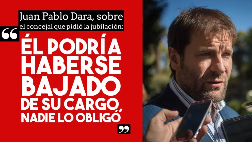 Juan Pablo Dara sobre la jubilación del joven concejal: "Él podría haberse bajado de su cargo, nadie lo obligó"