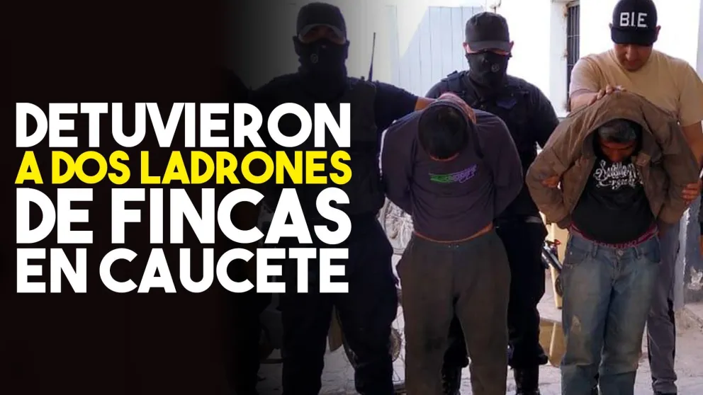 Tras un allanamiento, detuvieron a dos peligrosos ladrones en Caucete