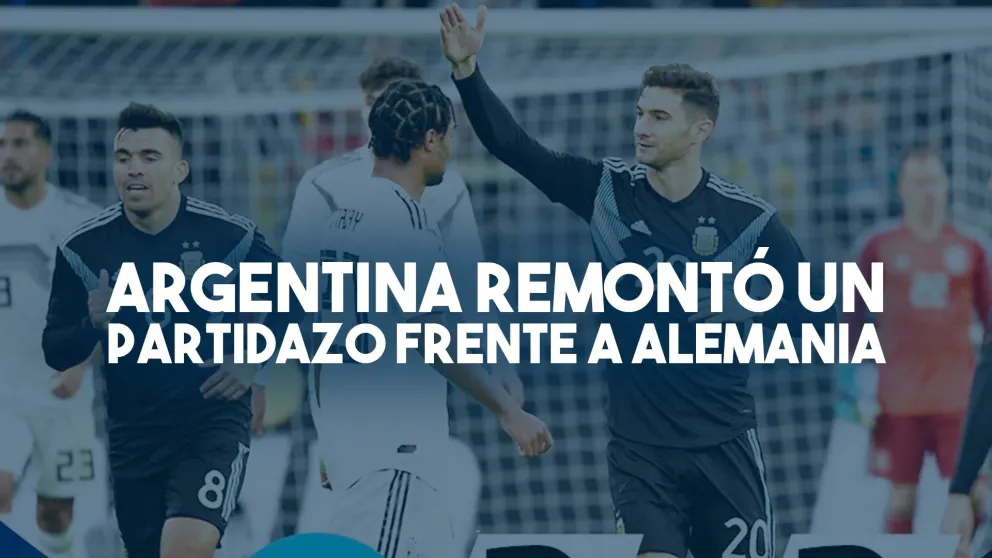 La Selección igualó con Alemania en Dortmund