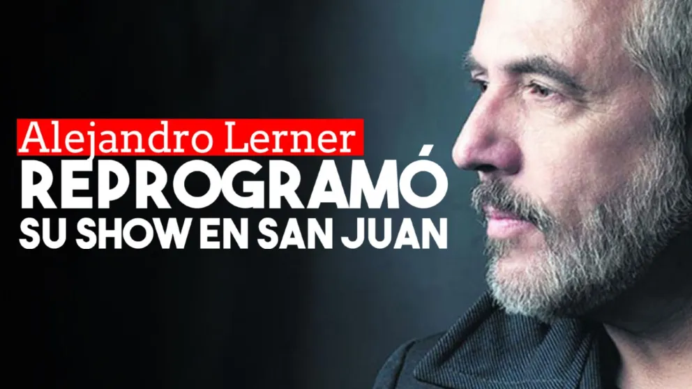 Alejandro Lerner sufrió un accidente doméstico y reprogramó su fecha en San Juan