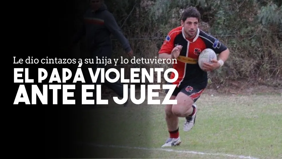 El rugbier y médico que golpeó a su hija no hizo declaraciones ante los medios