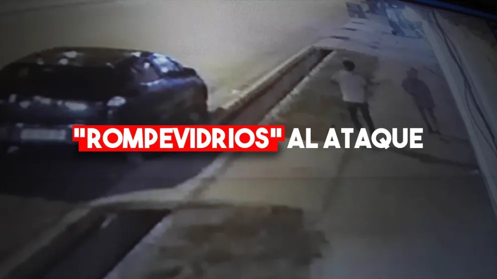 Así atacan los "rompevidrios"