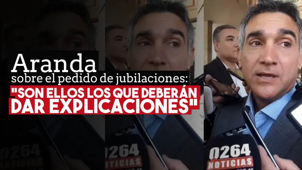Aranda habló del pedido de jubilaciones y manifestó que es un médico el que determinará la incapacidad