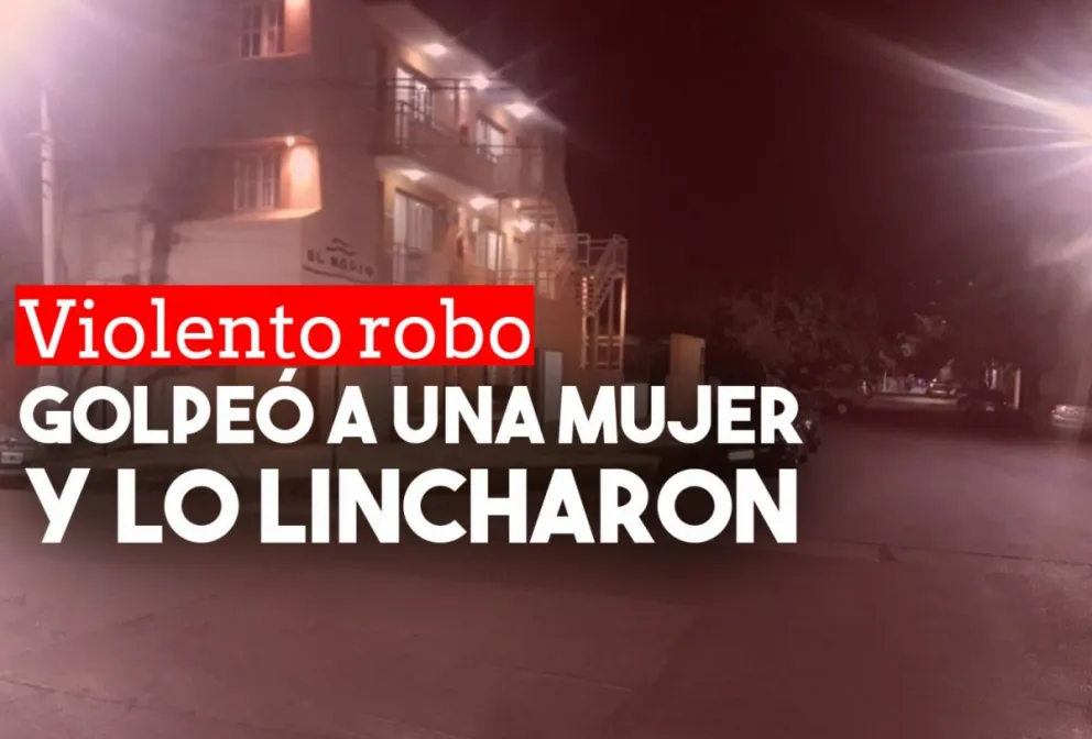 Atacó violentamente a una mujer para robarle, un cuidacoches lo detuvo y transeúntes lo golpearon