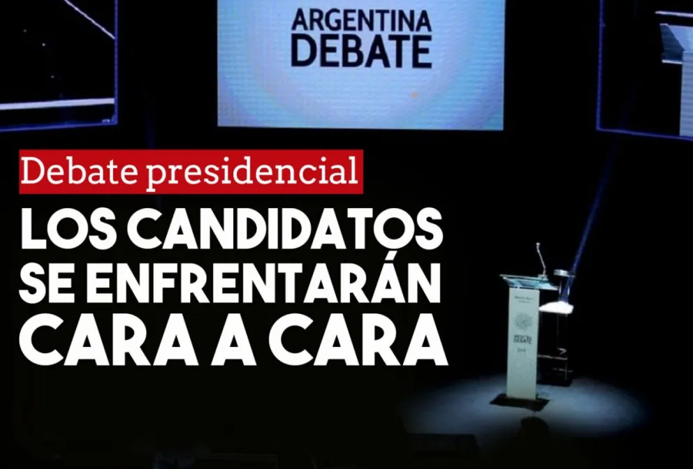 Los candidatos presidenciales se enfrentarán en el primer debate