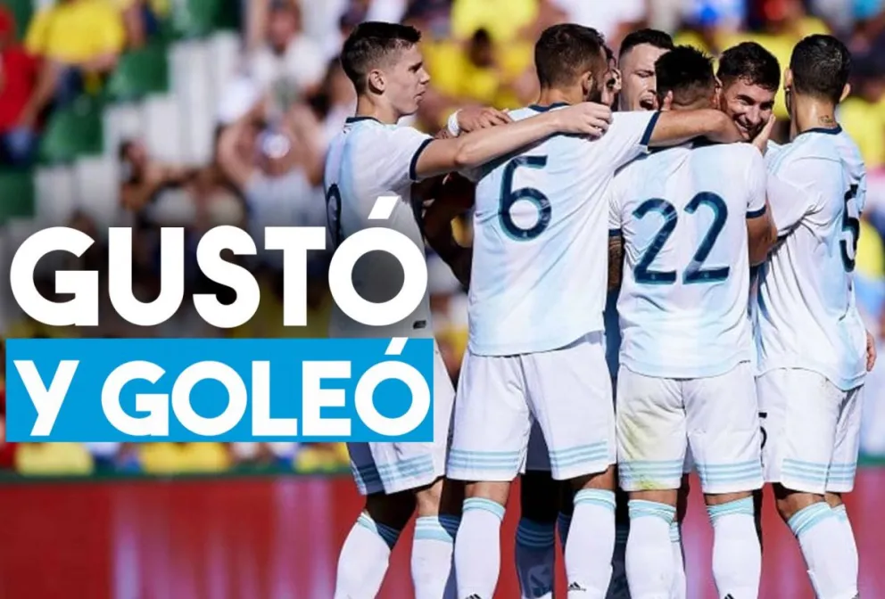 Argentina goléo 6 a 1 a Ecuador en un nuevo amistoso
