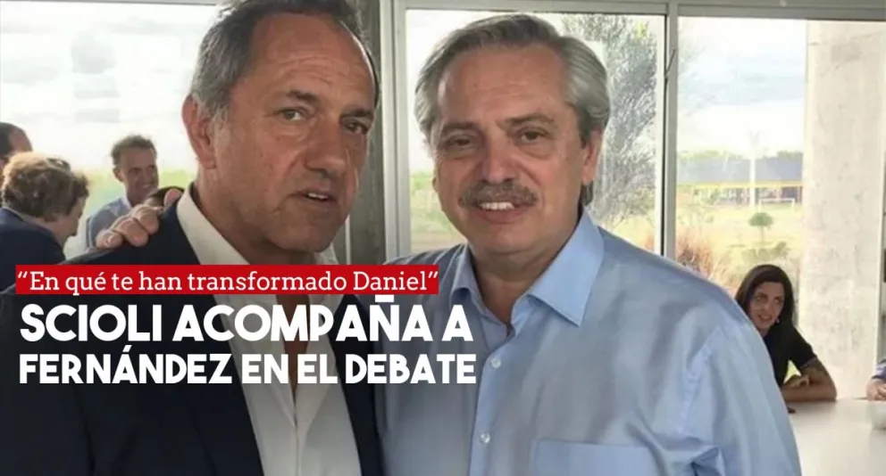 Alberto Fernández lleva a Scioli al debate presidencial