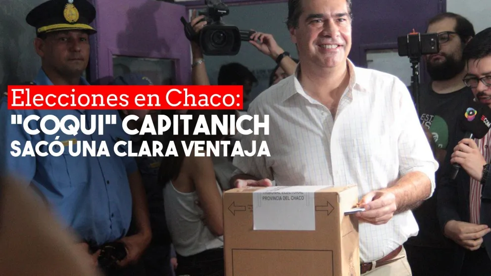 Elecciones en Chaco: Capitanich sacó una clara ventaja