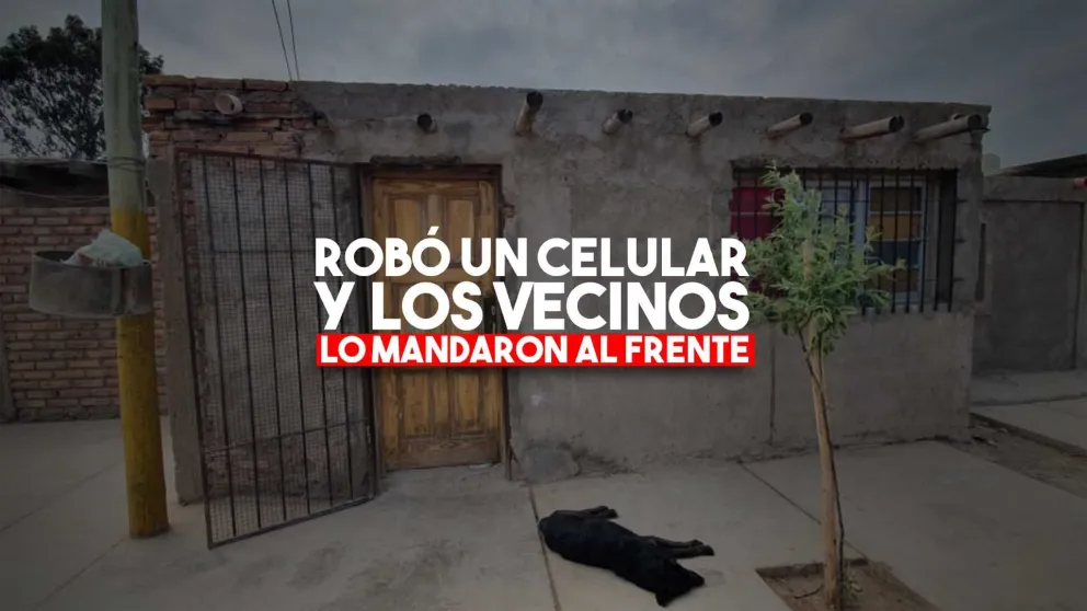 Robó un celular y los vecinos lo delataron
