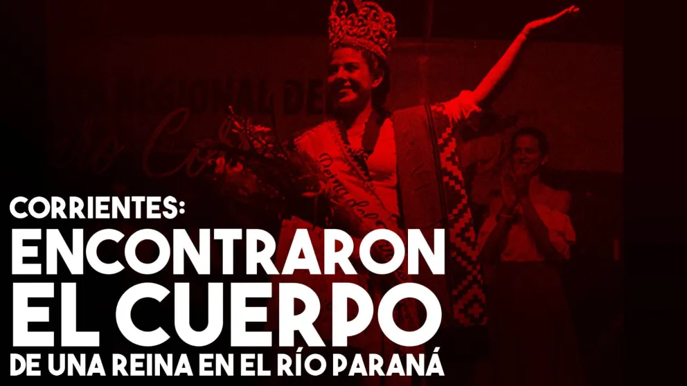 Encuentran el cuerpo de una reina de Corrientes en el Río Paraná
