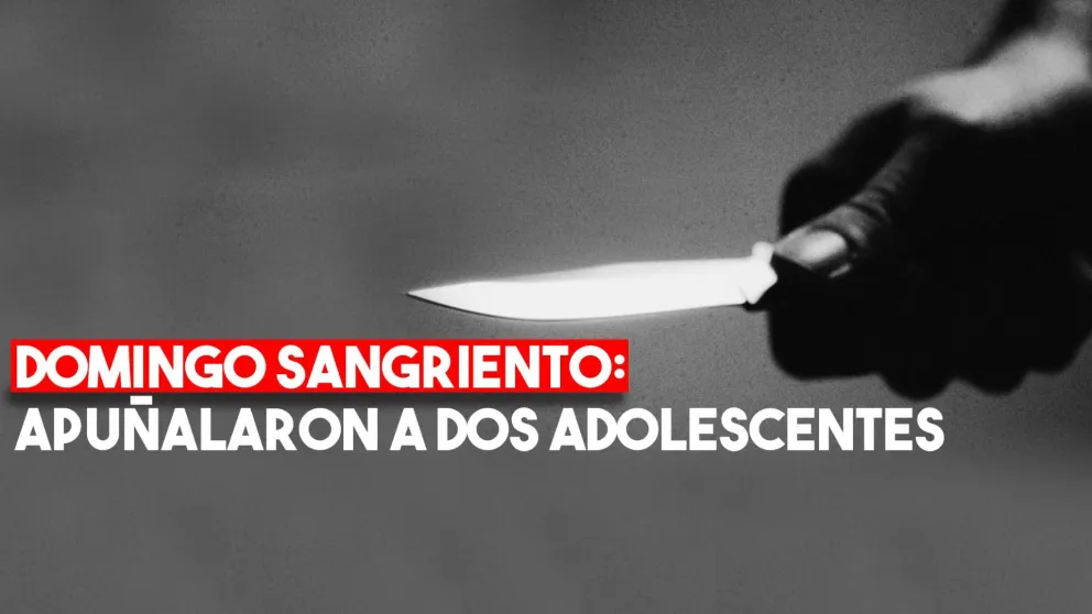Apuñalaron a dos adolescentes en la Plaza del Bicentenario