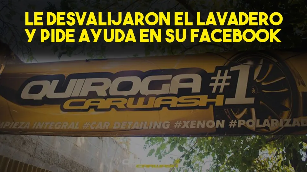 Le desvalijaron el lavadero y pide ayuda en las redes para poder encontrar sus cosas