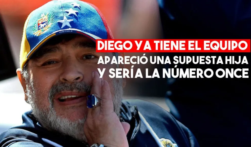 Apareció una supuesta hija de Diego Maradona