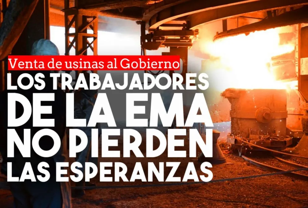 Los doscientos trabajadores de la EMA aún confían en que se puedan vender las usinas